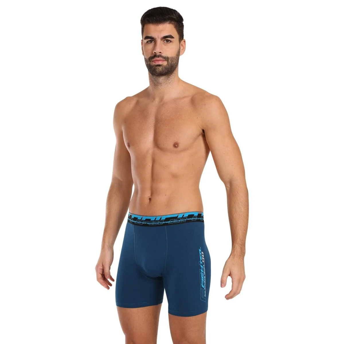 Gino Pánské boxerky modré (74154) M