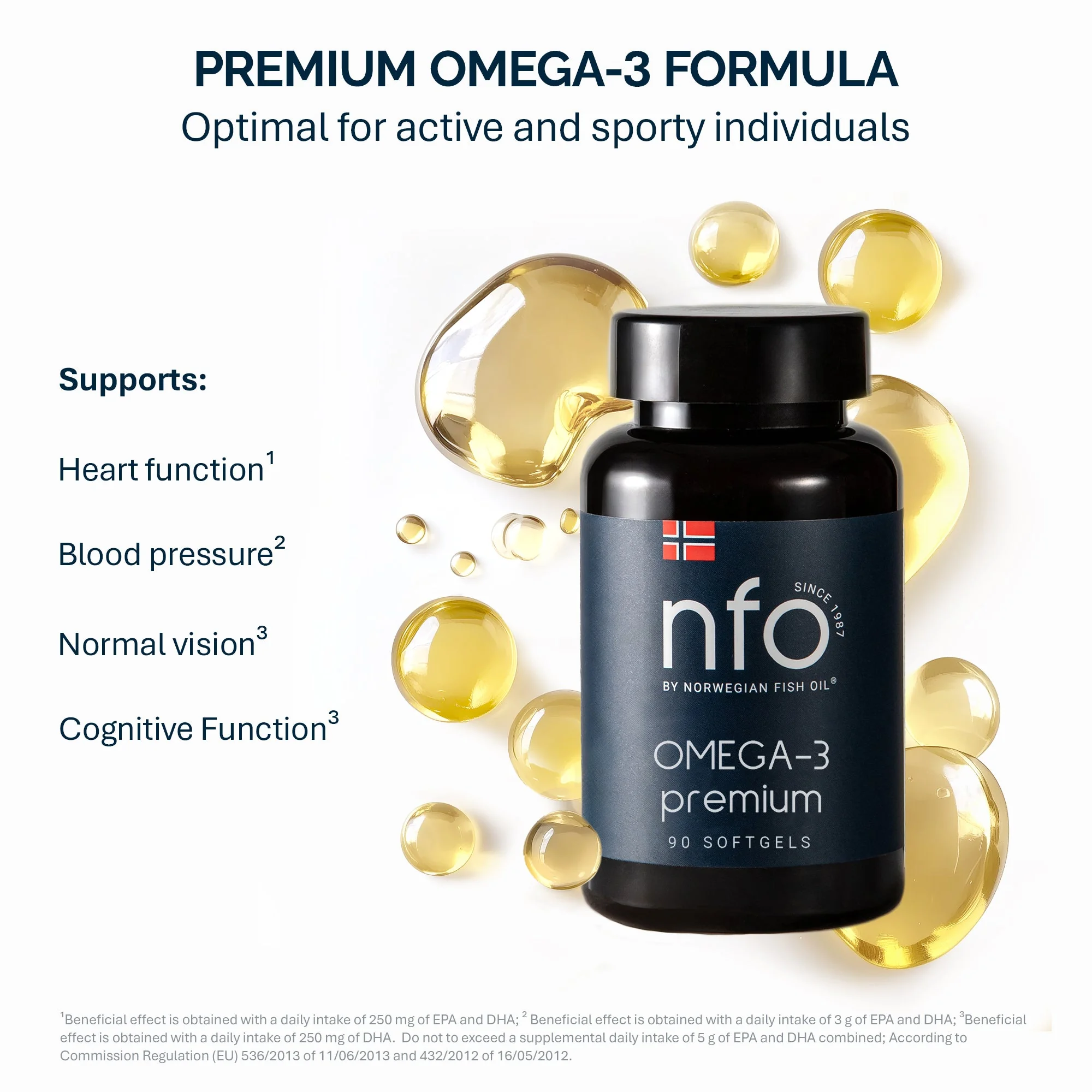 NFO Omega-3 Premium měkké gely