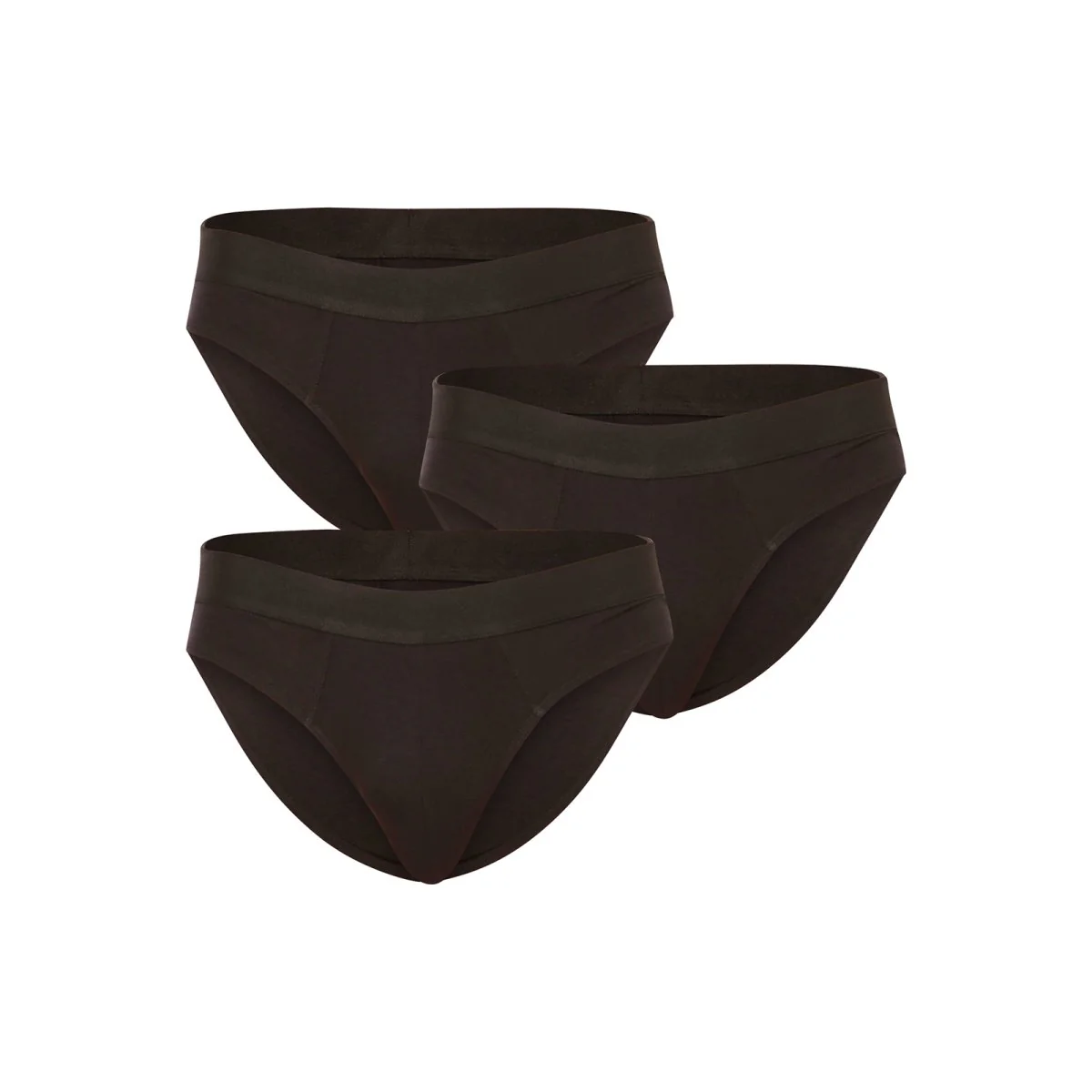 Nedeto 3PACK pánské slipy černé (3NDTS001) XL