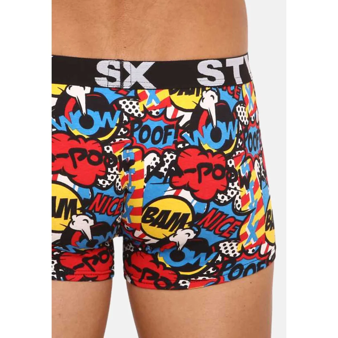Styx Pánské boxerky art sportovní guma nadrozměr poof (R1153) 3XL