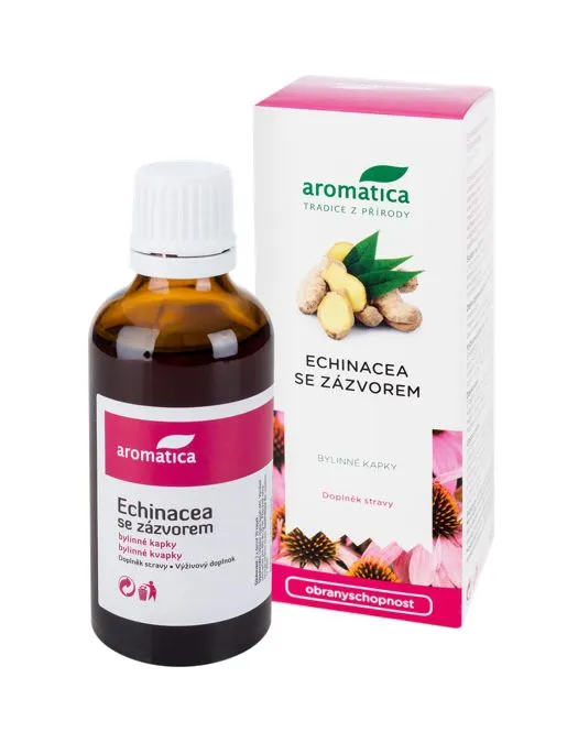 Aromatica Echinacea se zázvorem bylinné kapky 100 ml