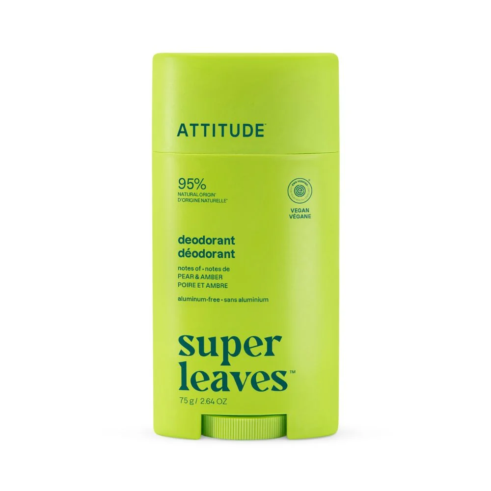 ATTITUDE Super leaves Přírodní deodorant huška & amber 75 g