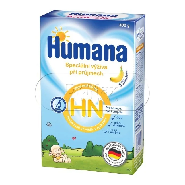 Humana HN 300g – speciální výživa při průjmech, pro kojence, děti i dospělé