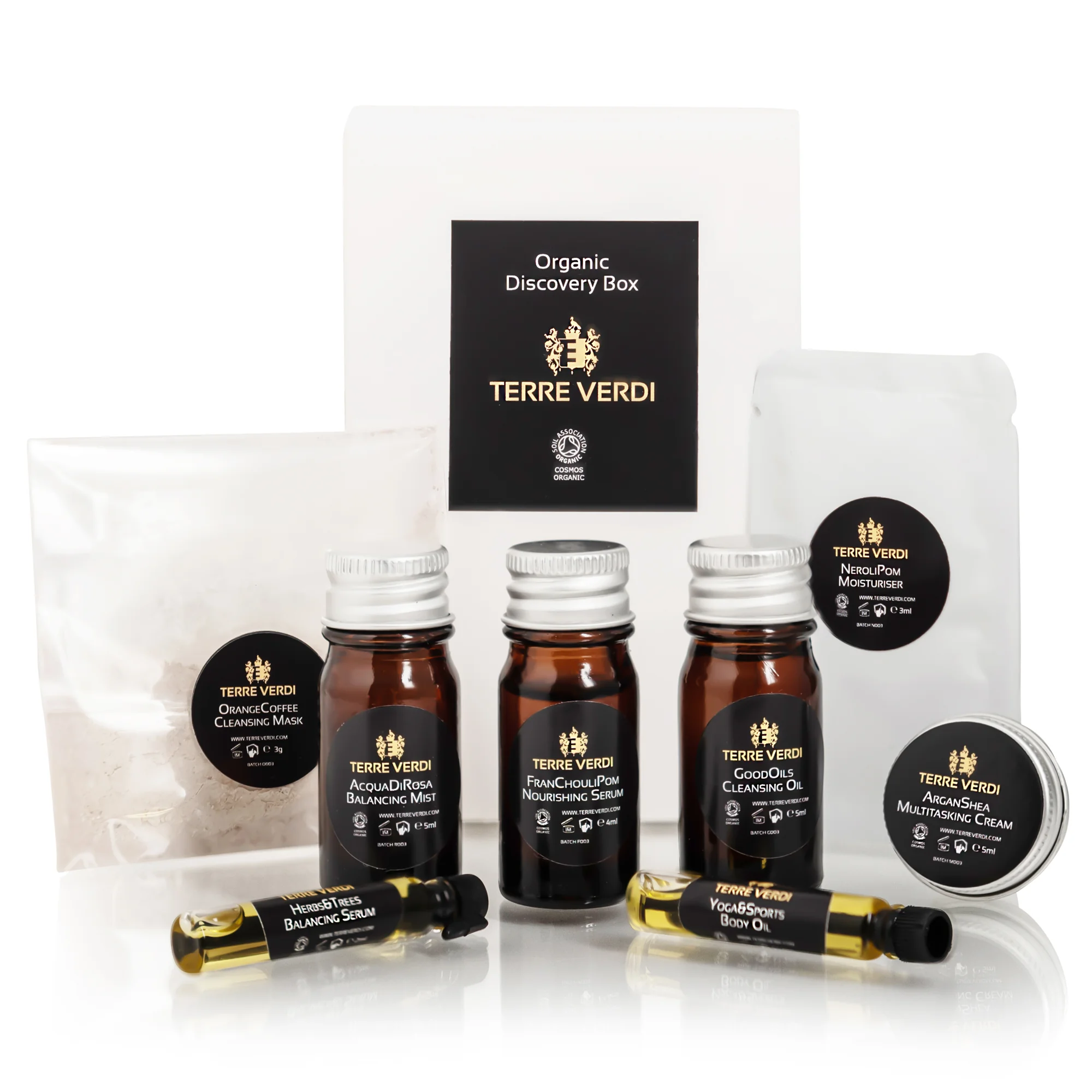 Terre Verdi Testovací a dárková sada bio kosmetiky, 30 ml