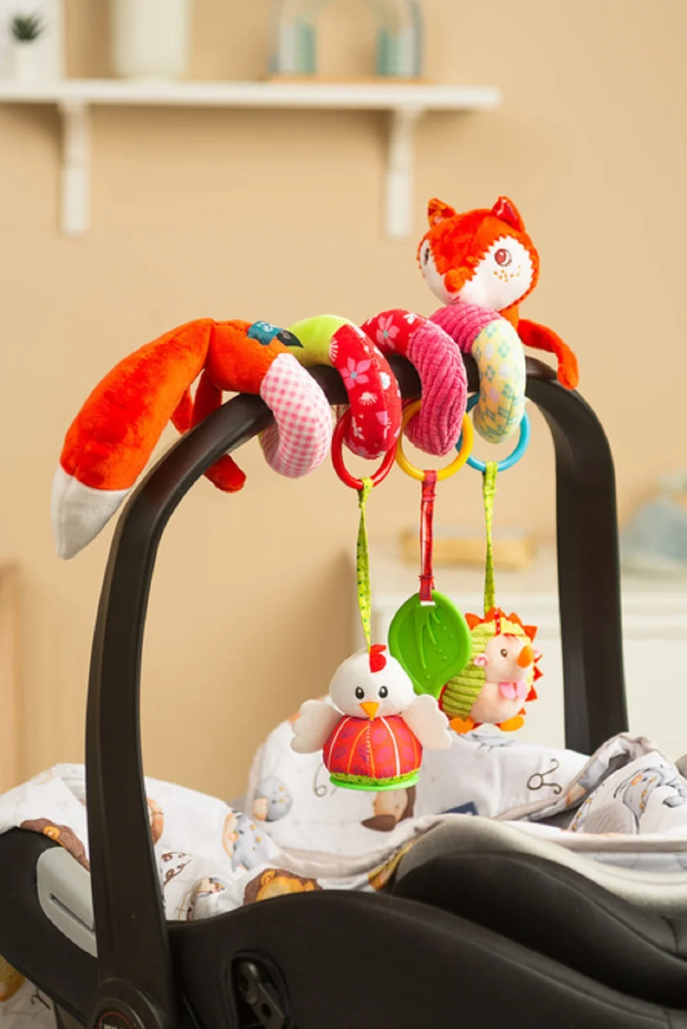 SENSILLO Edukační, kontrastní spirála Colorful - Liška