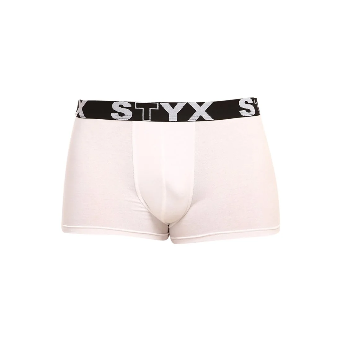 Styx Pánské boxerky sportovní guma bílé (G1061) L