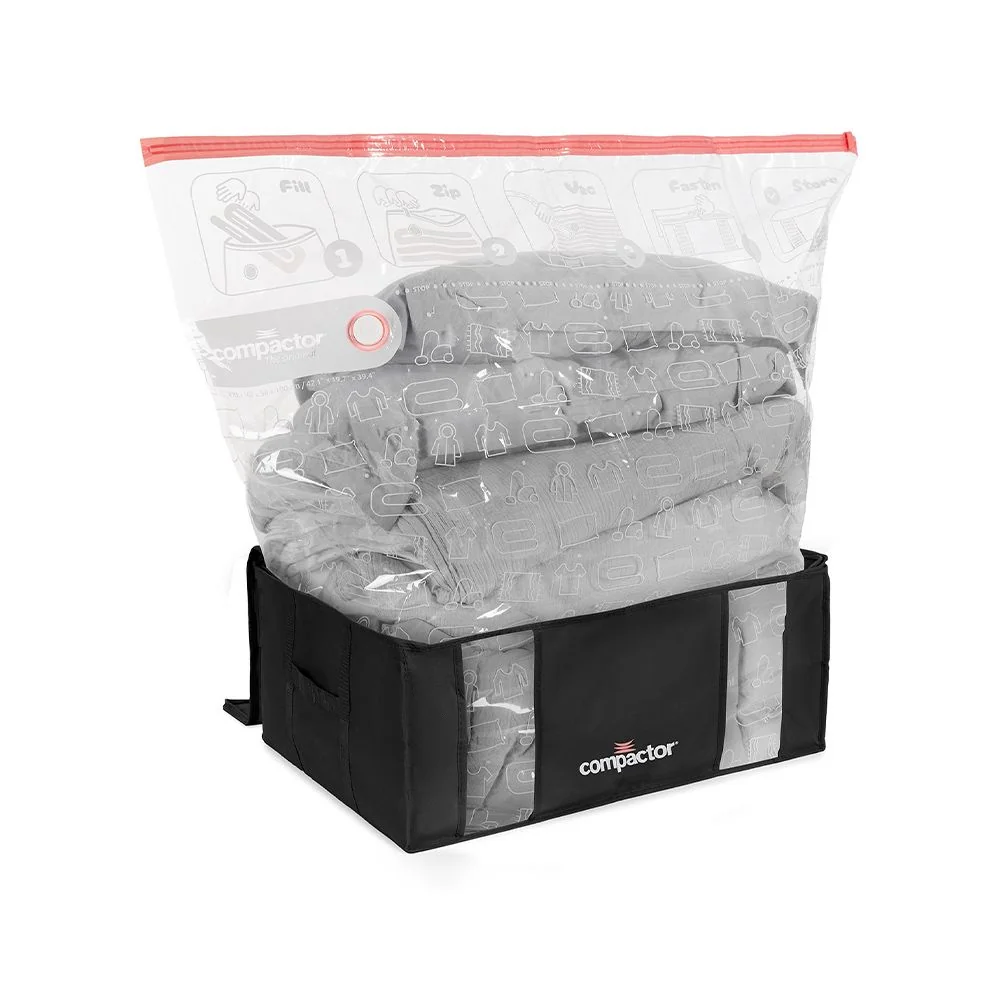 Compactor 3D Black Edition 210 l úložný box s vakuovým pytlem