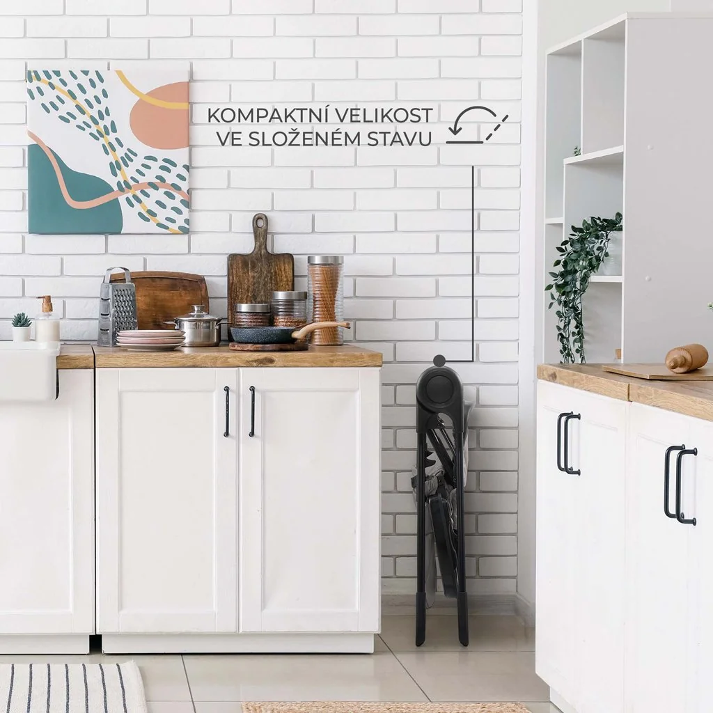 Kinderkraft Židlička jídelní Binci Grey