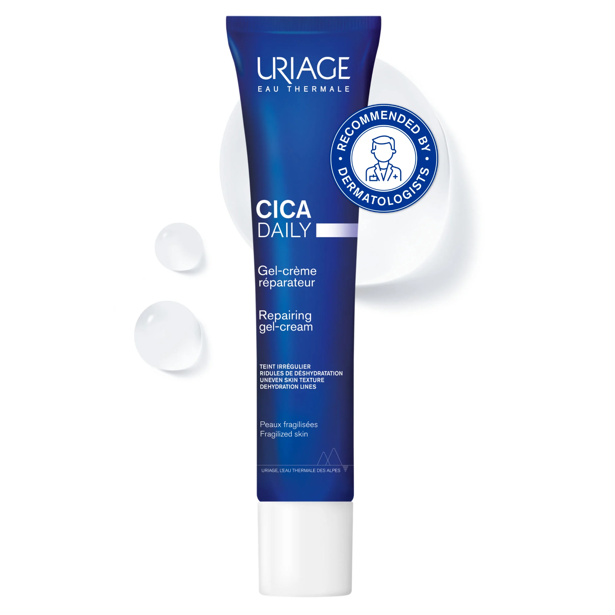 Uriage Cica Daily Gelový krém pro poškozenou pleť 40 ml