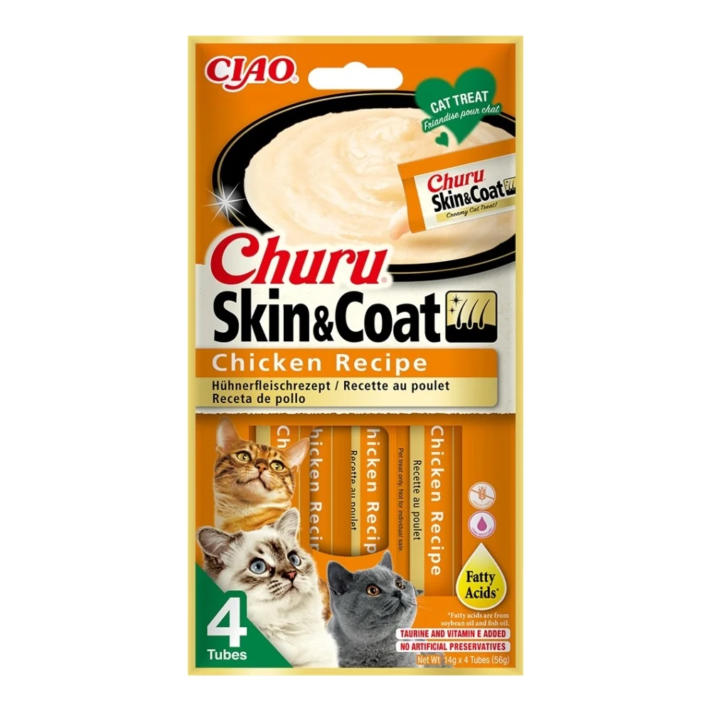 Ciao Churu Skin & Coat kuře 4x14 g