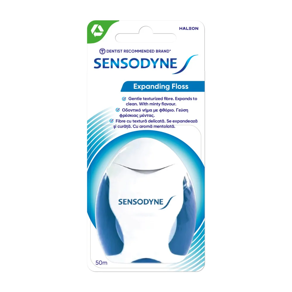 Sensodyne Expanding Floss zubní nit 50 m