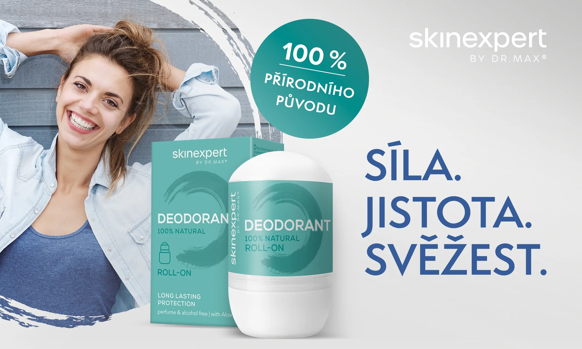 Skinexpert by Dr. Max deodorant. Síla, jistota, svěžest. 100% přírodního původu. Skinexpert by Dr. Max deodorant. Síla, jistota, svěžest. 100% přírodního původu.