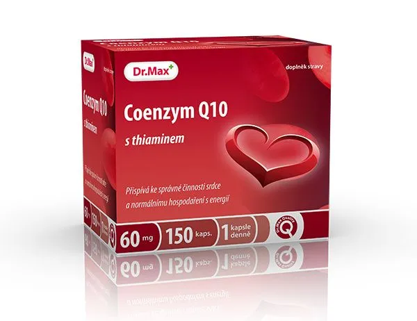 Dr. Max Coenzym Q10 s thiaminem cps.150 vánoční balení