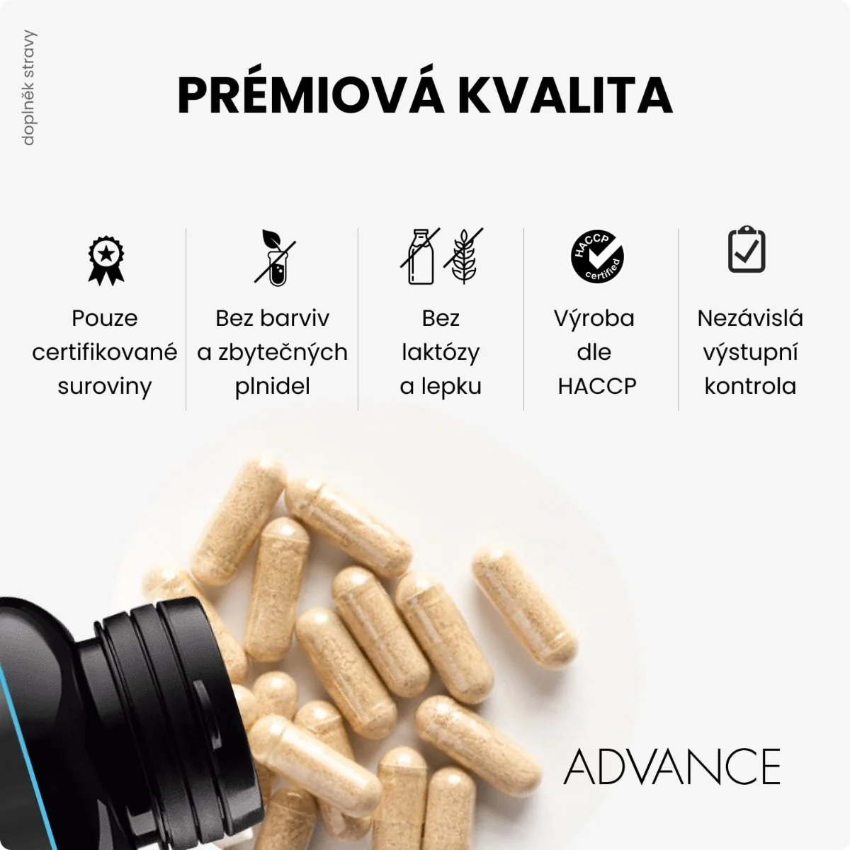 ADVANCE MenActive hladina testosteronu 60 kapslí