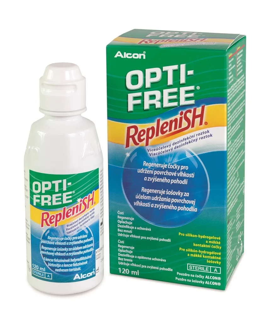Opti free REPLENISH roztok na kontaktní čočky 120 ml