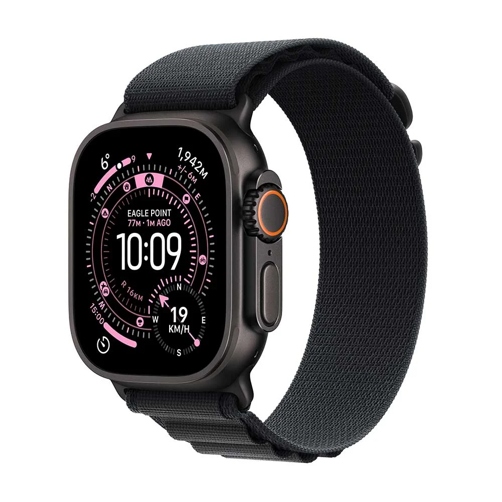 Apple Watch Ultra 3 Black Titan, Black Alpine,M chytré hodinky