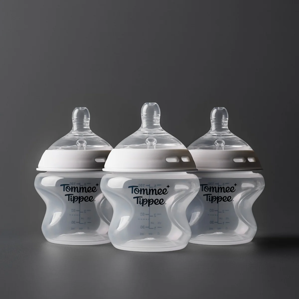 Tommee Tippee Natural Start Samosterilizační kojenecká lahev s Anti-Colic savičkou Pomalý průtok 0m+ 150 ml 3 ks