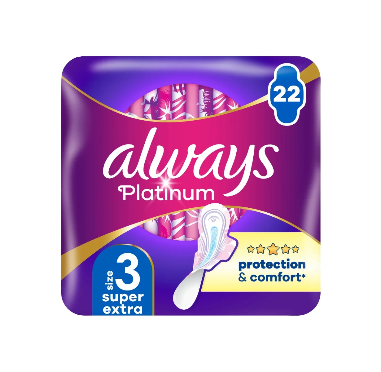 Always Platinum Super Extra Day&Night vložky 22 ks