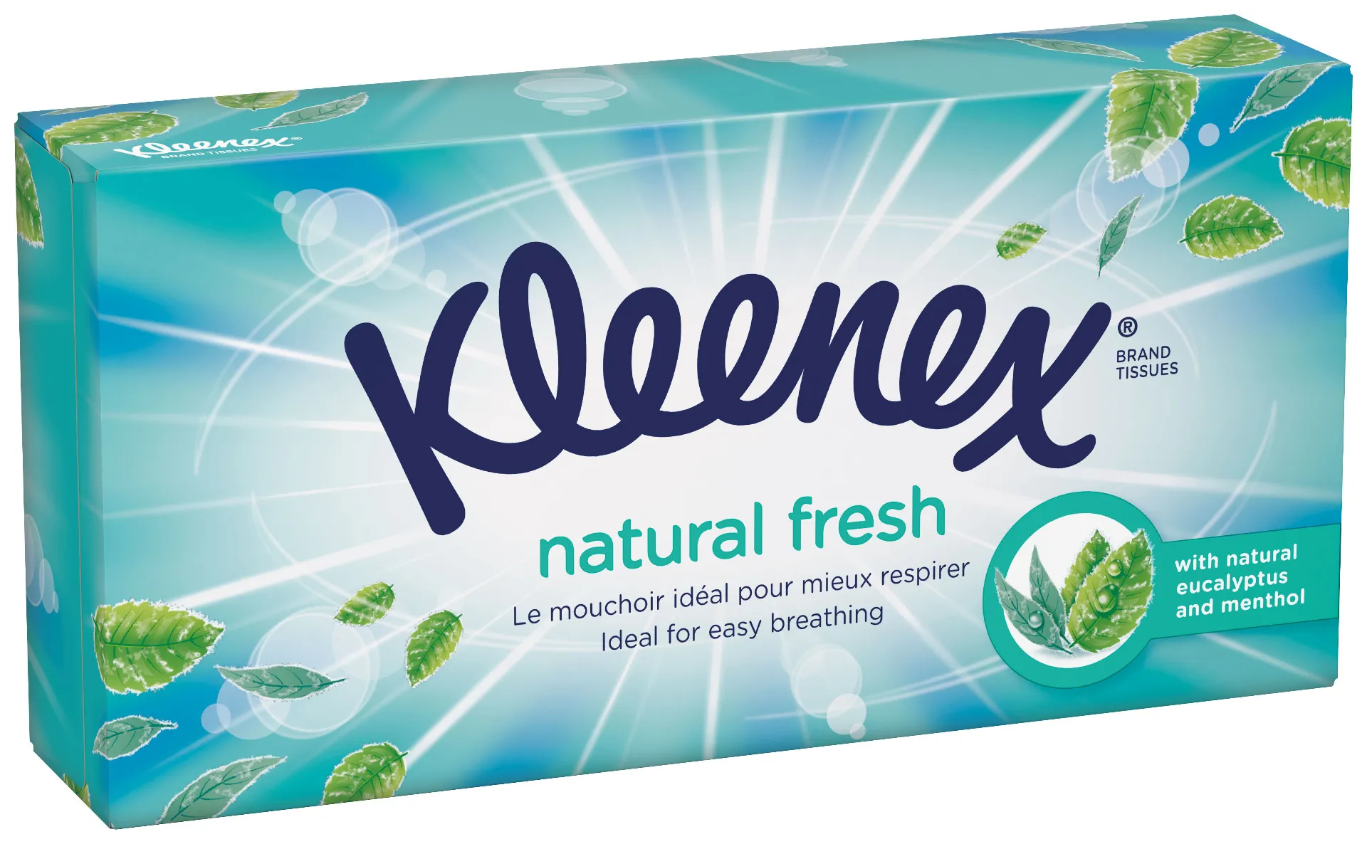 Kleenex Balsam + Menthol kapesníky papírové box 72 ks