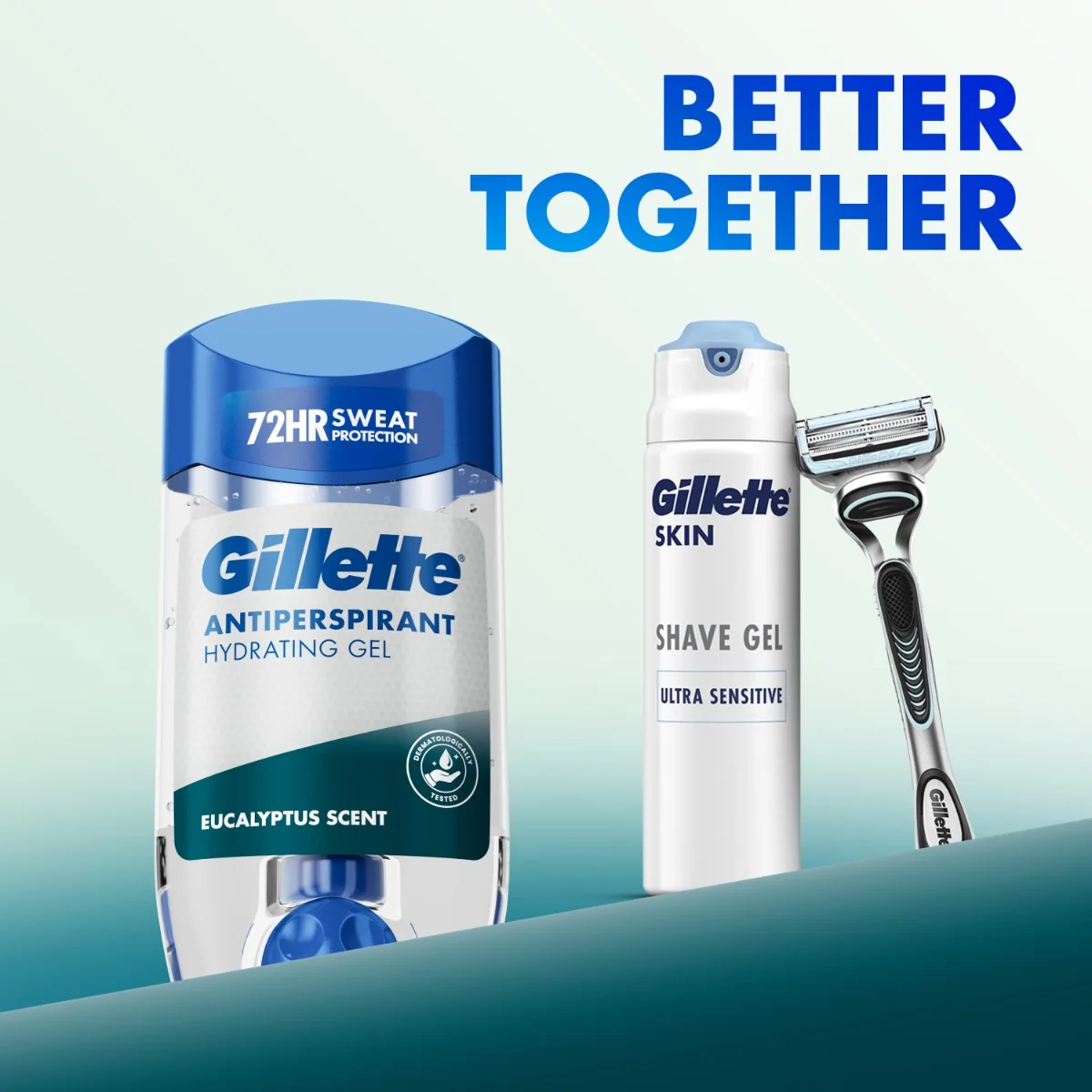 Gillette Eucalyptus Scent Pánský gelový antiperspirant 70 ml