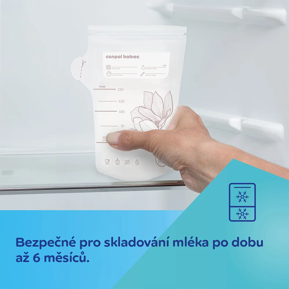 Canpol babies Sterilní sáčky k uchovávání odsátého mléka 20+5 ks
