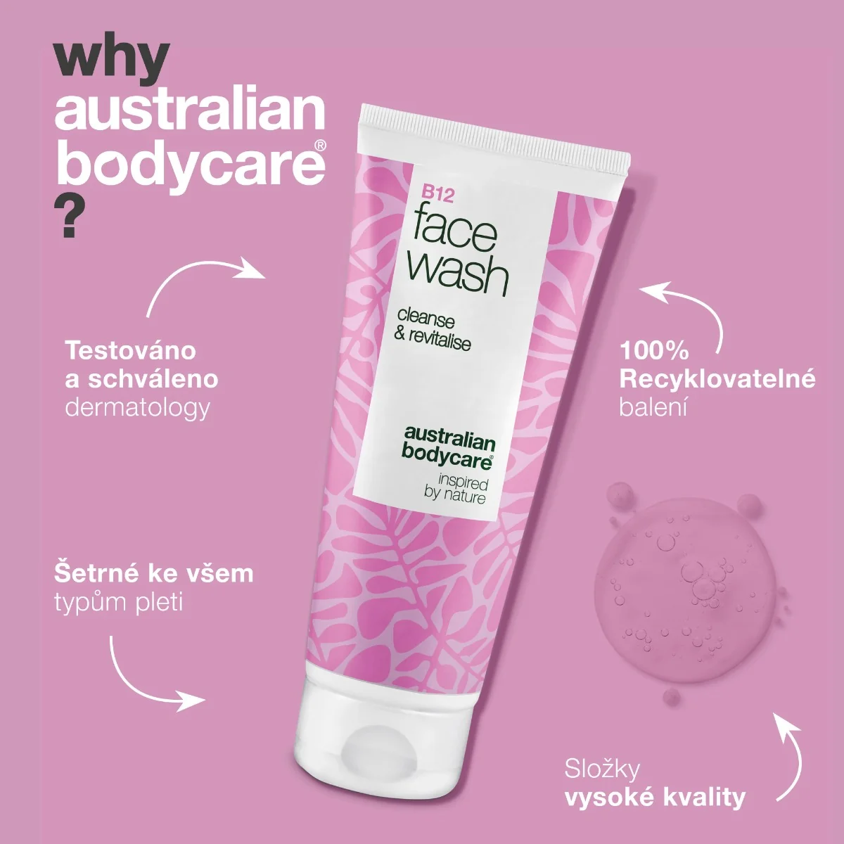 Australian Bodycare B12 Face Wash 100 ml