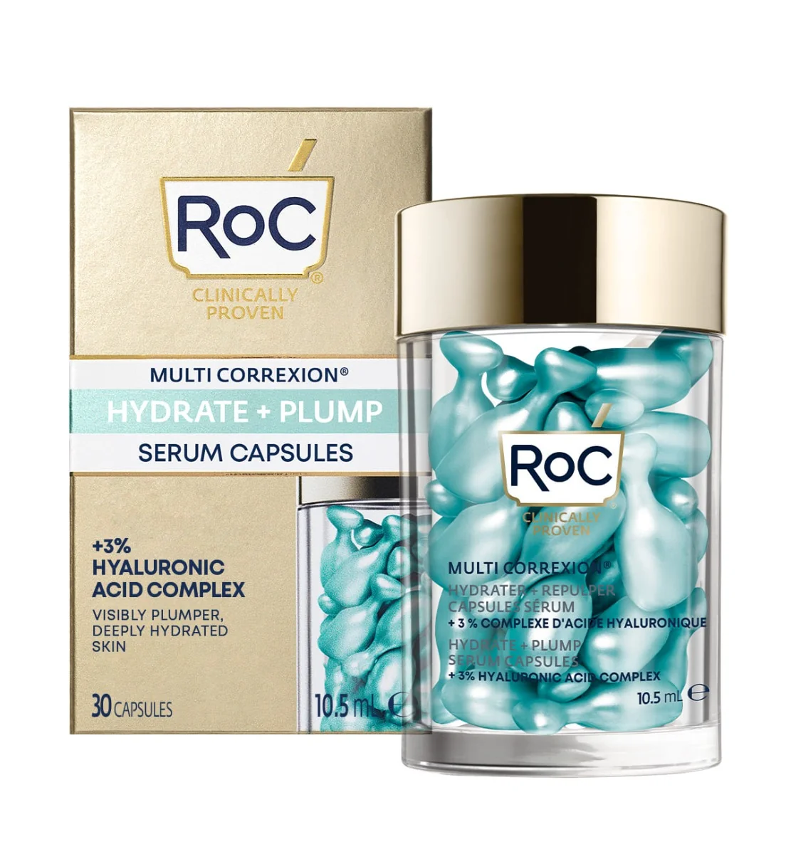 RoC Multi Correxion Hydrate + Plump sérum 30 kapslí