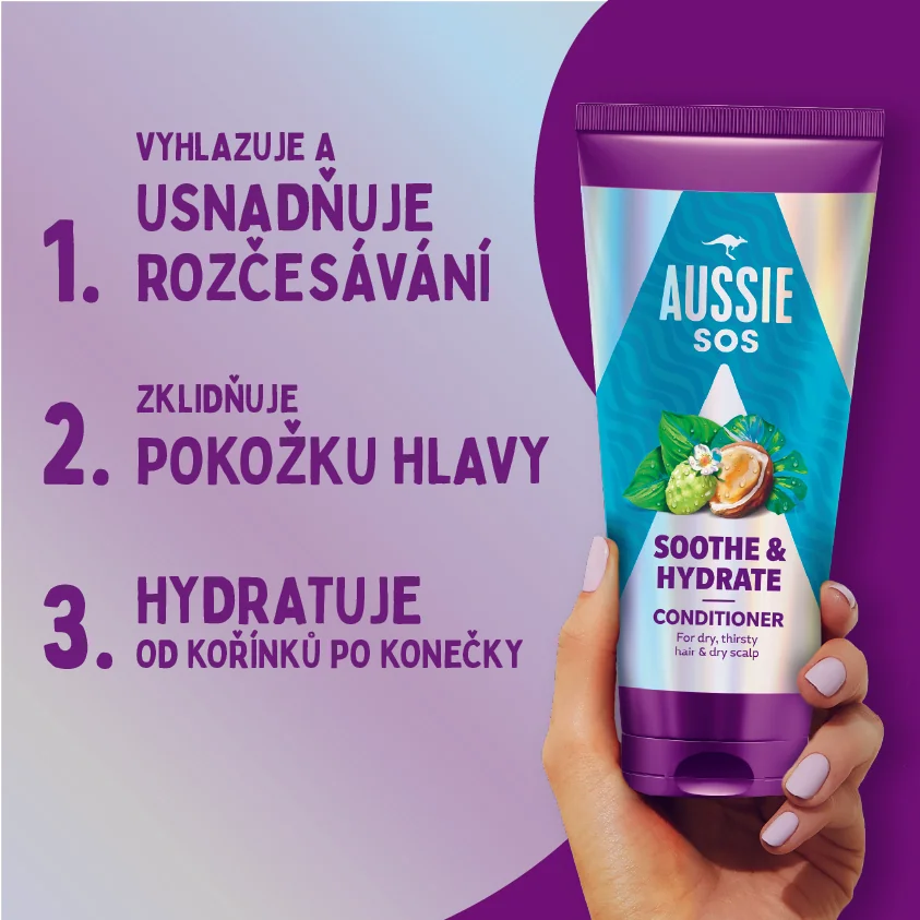 Aussie SOS Soothe & Hydrate kondicionér 200 ml