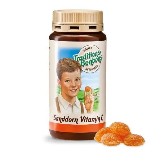 Sanct Bernhard  Rakytníkové bonbony s vitaminem C  170 g