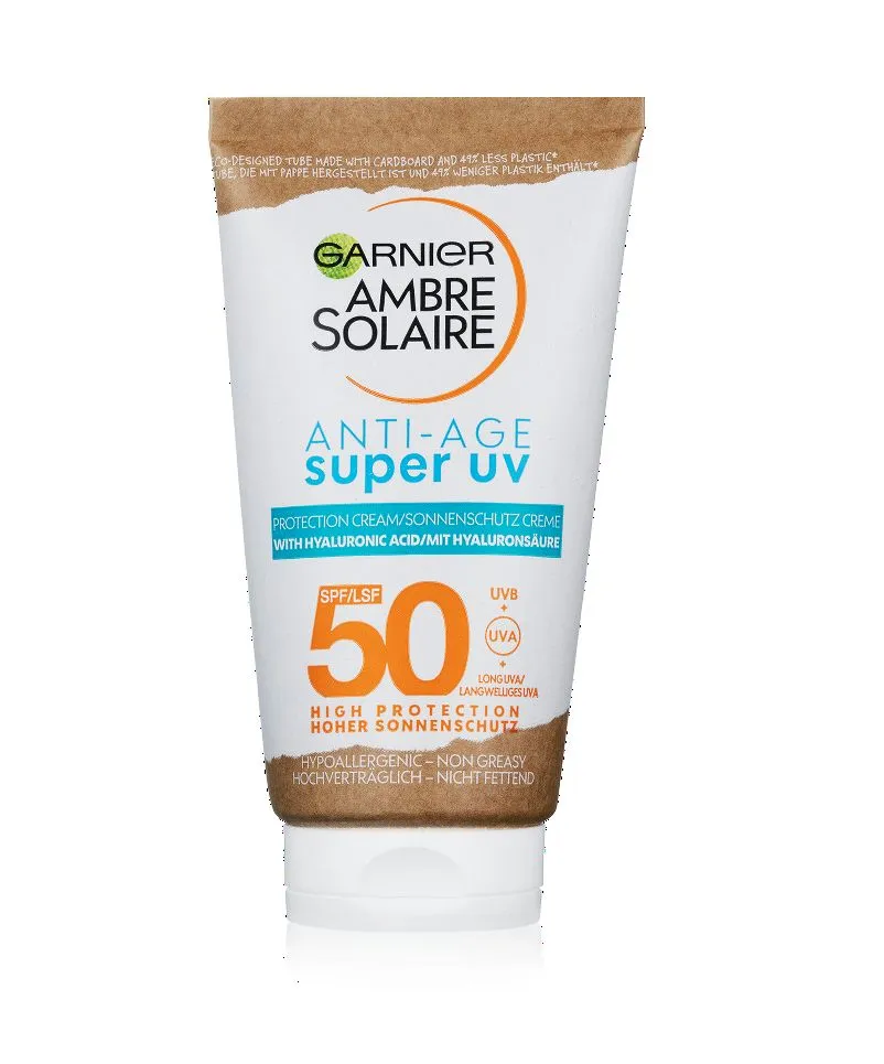 Garnier Ambre Solaire Super UV SPF50 ochranný krém proti vráskám 50 ml