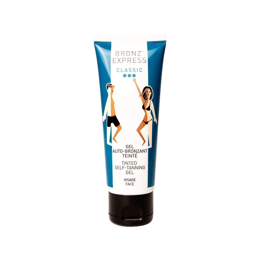 Bronz'Express Tónovaný samoopalovací gel na obličej Classic 75 ml