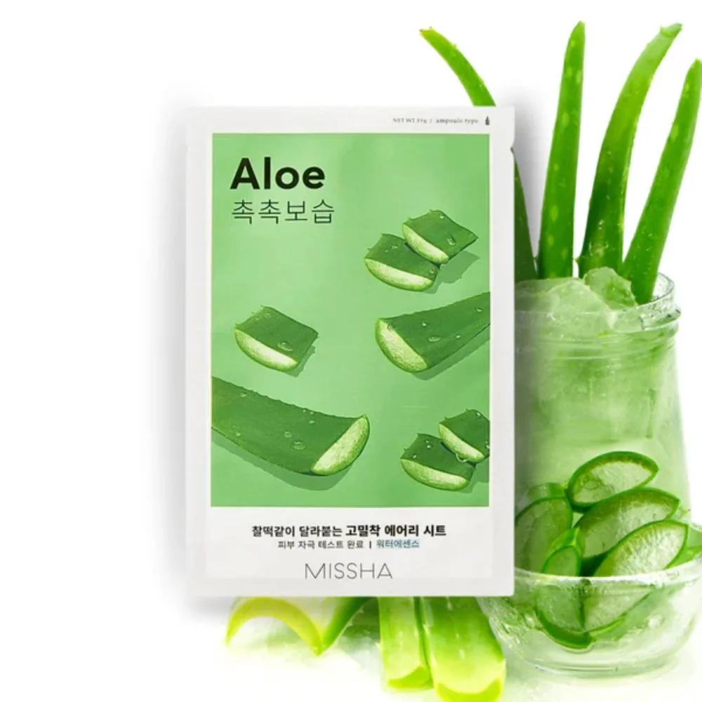 Missha Airy Fit Tea Tree zklidňující plátýnková maska 19 g