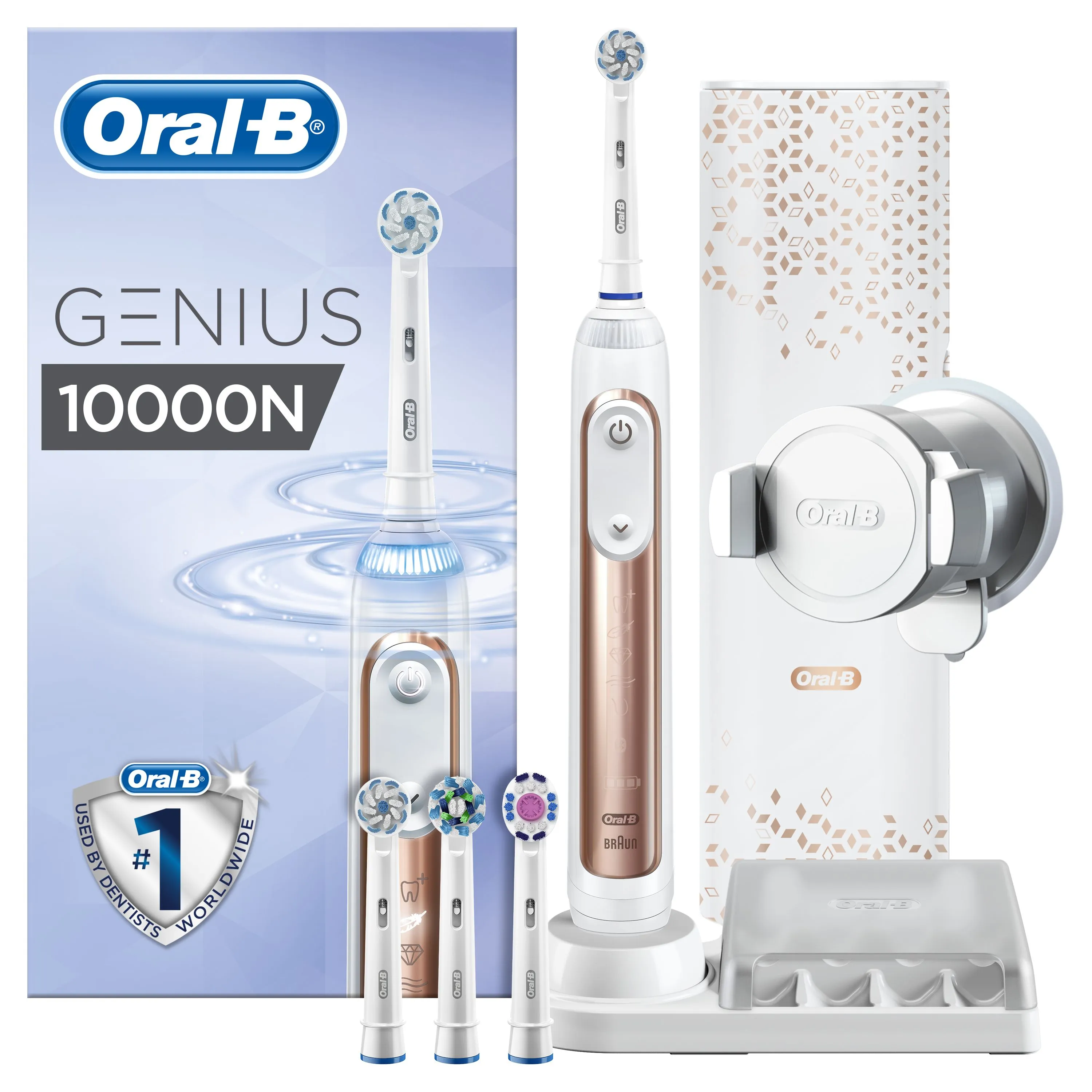 Oral-B Genius 10000N Rose Gold elektrický zubní kartáček