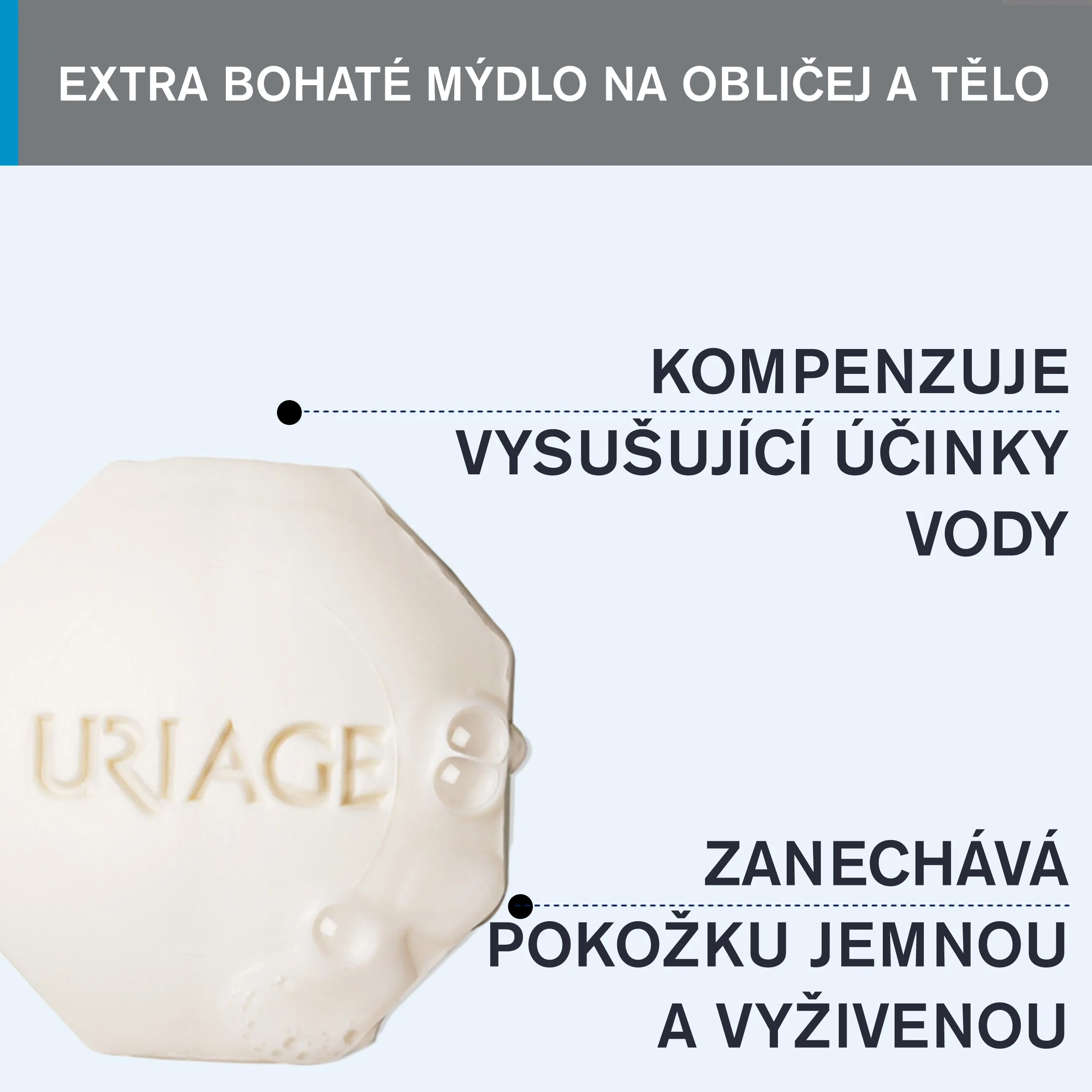 Uriage Tuhé mýdlo 100 g