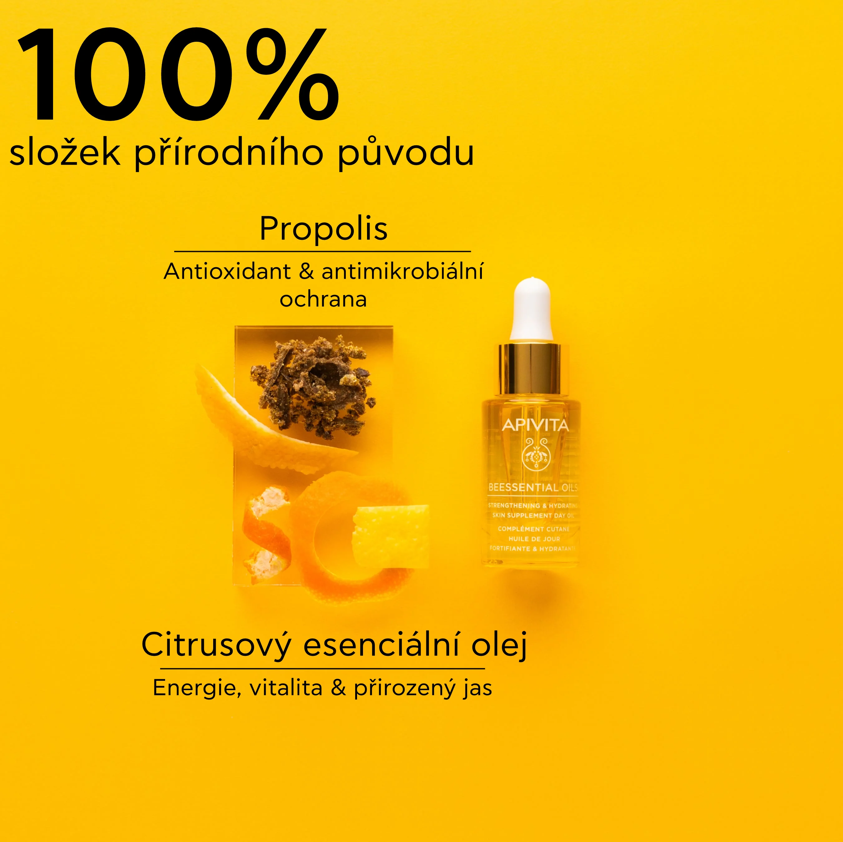 APIVITA Beessential Oils hydratační denní pleťový olej 15 ml