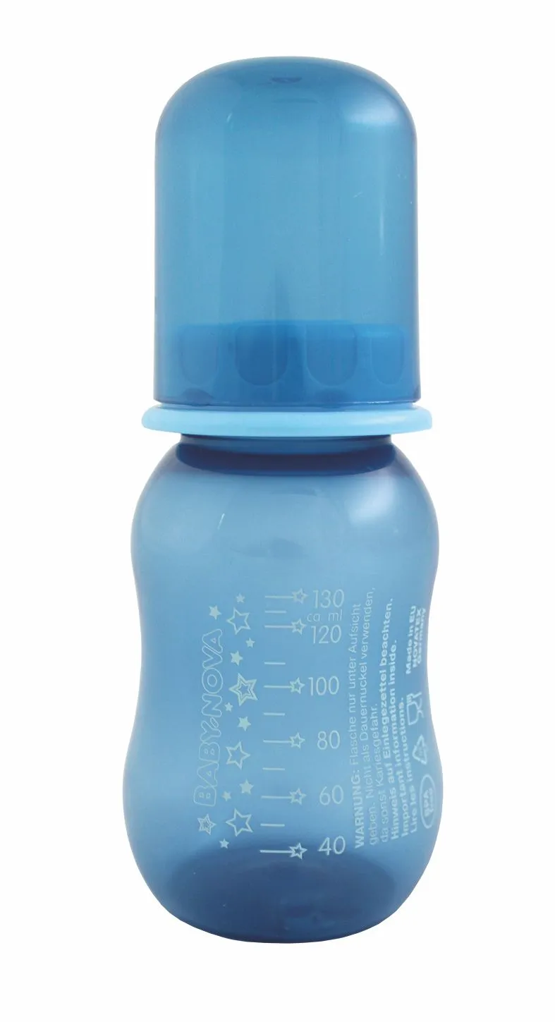 Baby Nova Láhev plastová jednobarevná 130 ml 1 ks
