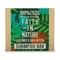 Faith in Nature Tuhý šampon Kokos a bambucké máslo