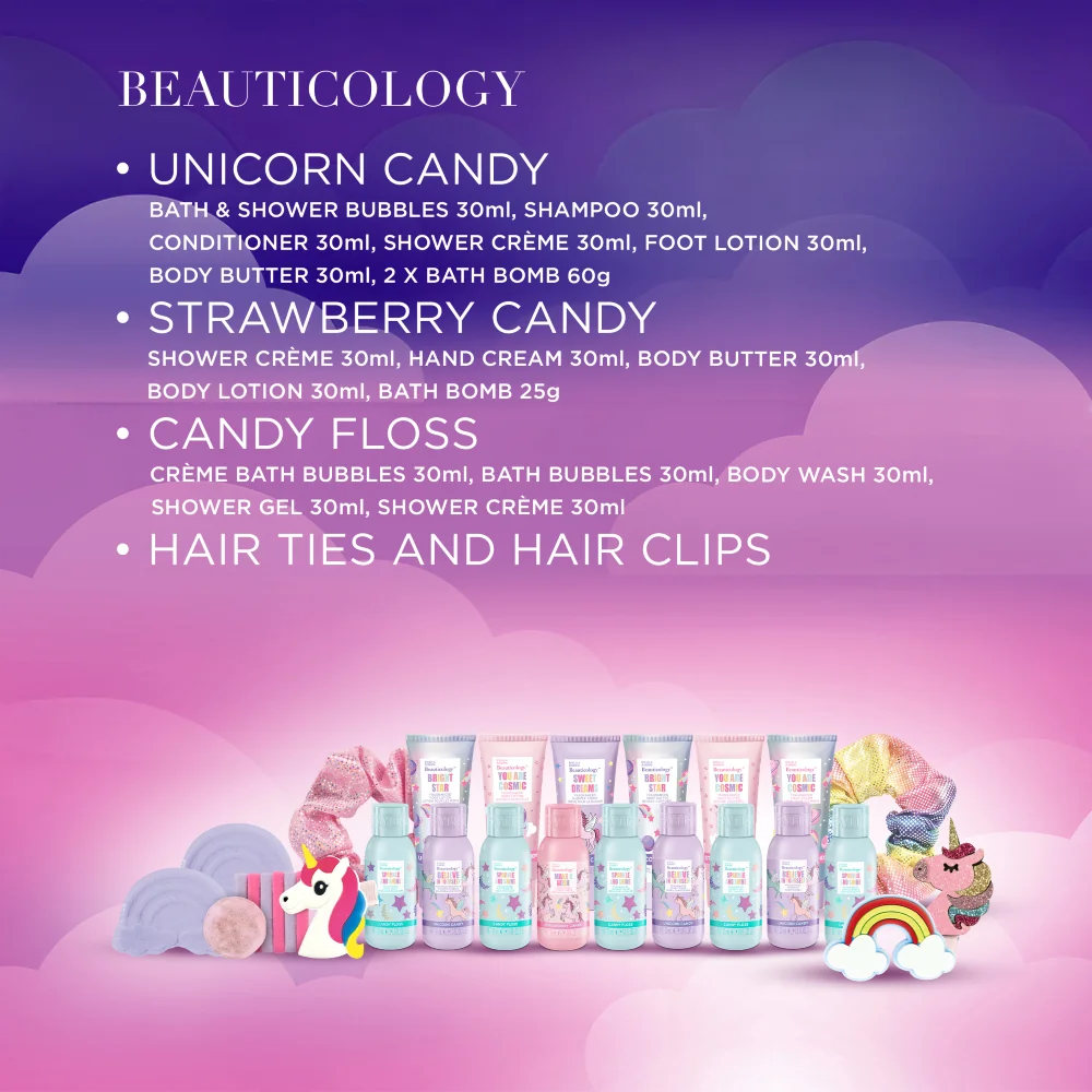Baylis & Harding Adventní kalendář Unicorn 24 ks