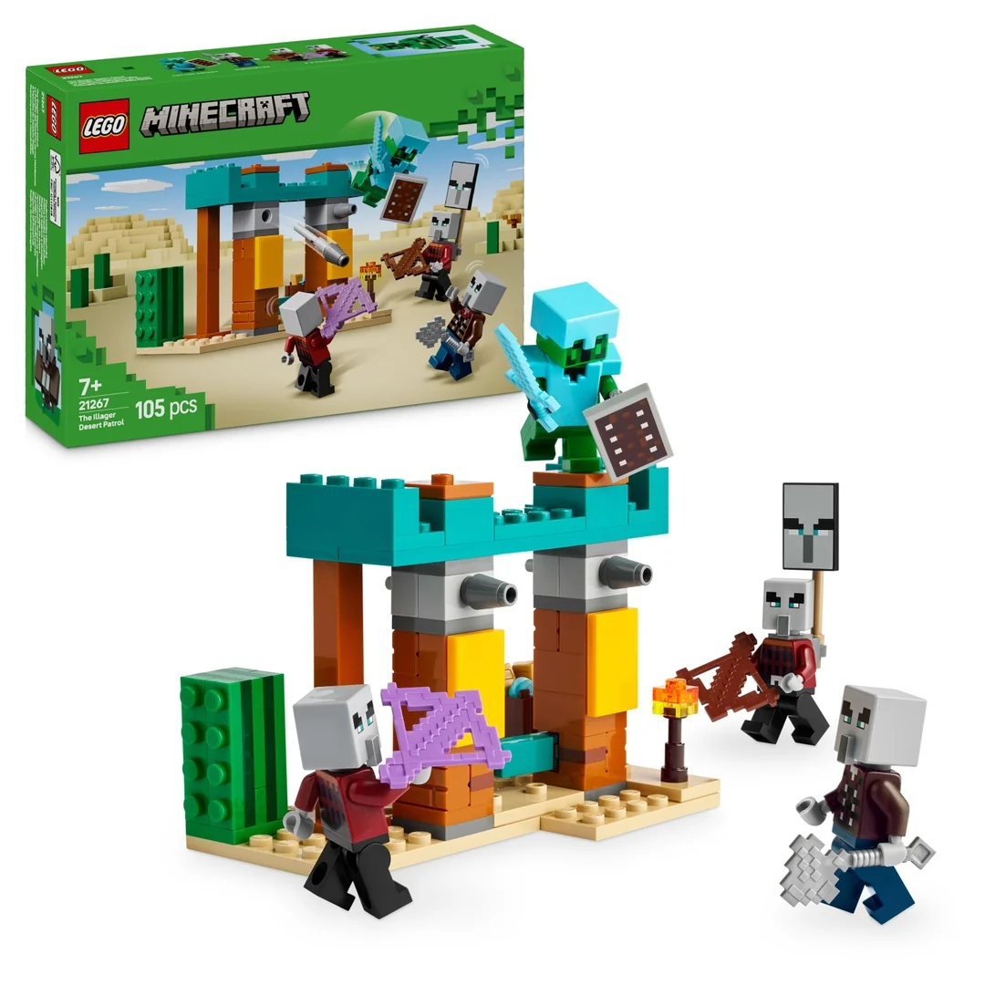 LEGO® Minecraft® 21267 Pouštní hlídka zákeřníků