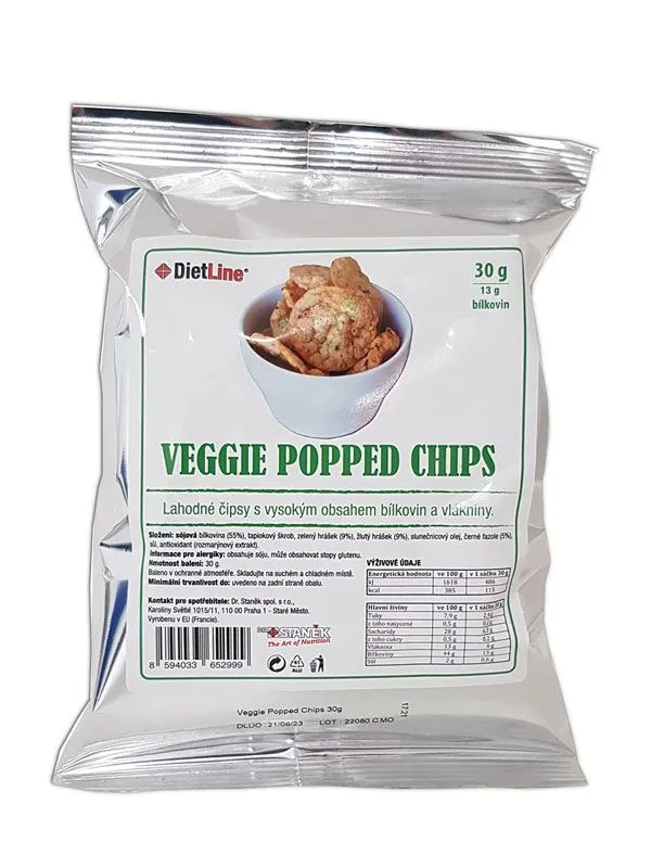 DietLine Veggie Popped Chips 30 g