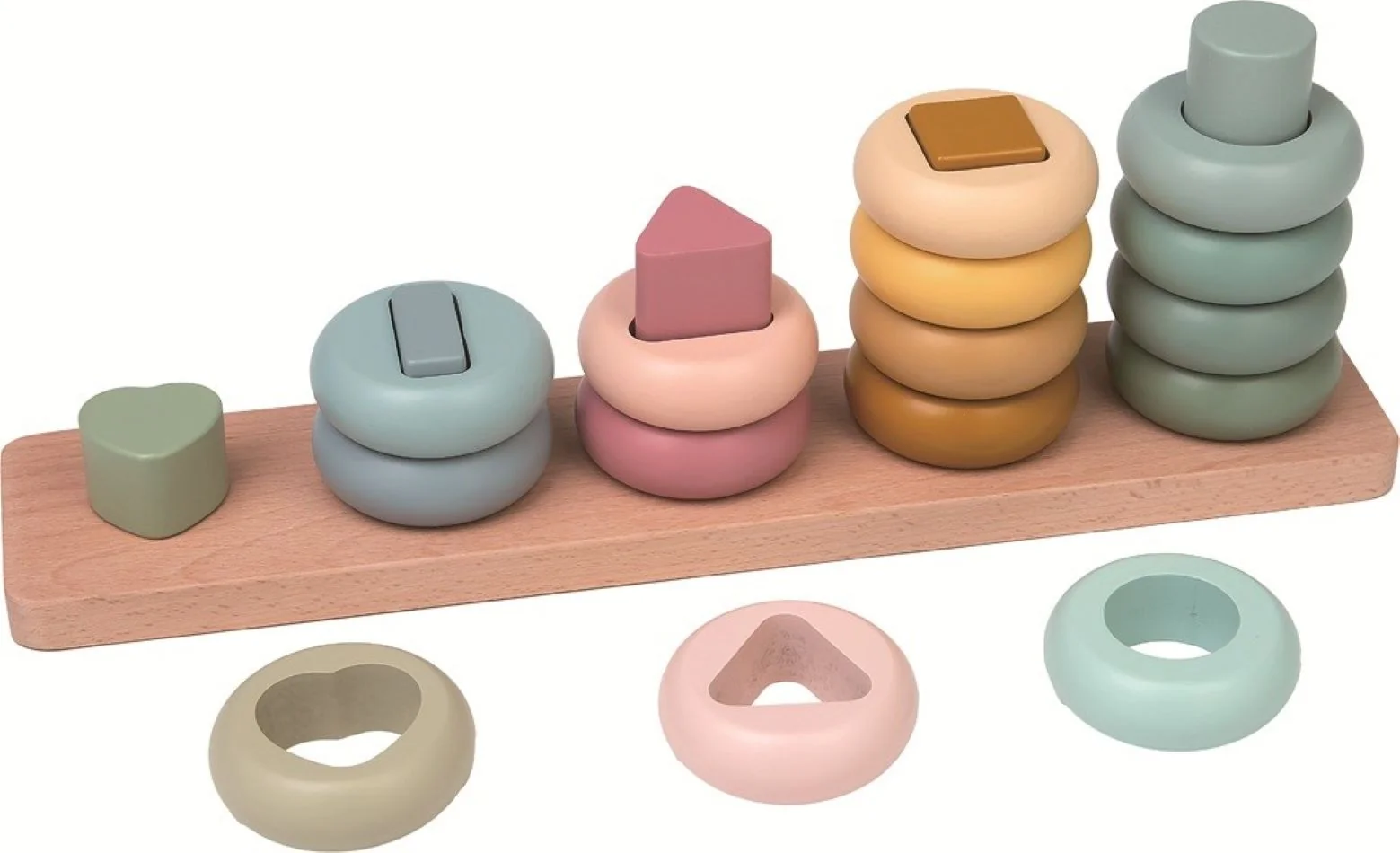 2Kids Toys Nasazování tvarů, 16 dílů