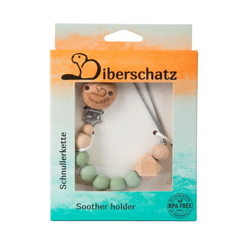 Biberschatz držák dudlíku Moos Green