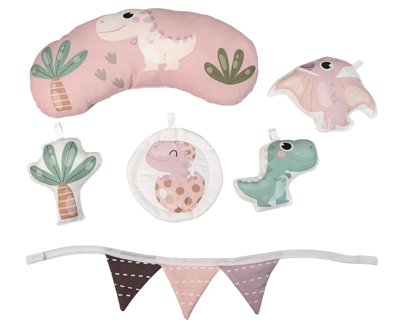 Milly Mally Hrací deka TinyMini Dino Pink s míčky – edukativní podložka pro miminka