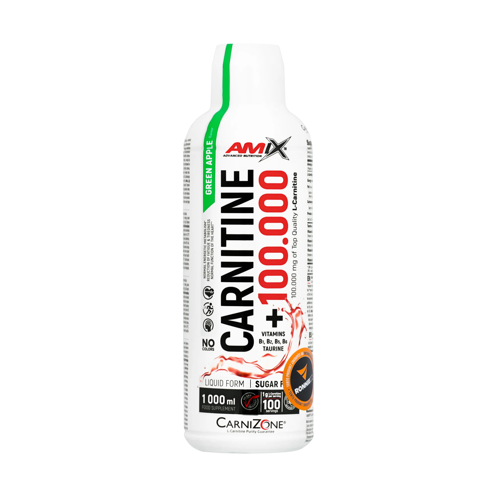 Amix Nutrition Carnitine 100000 1000 ml višeň-malina