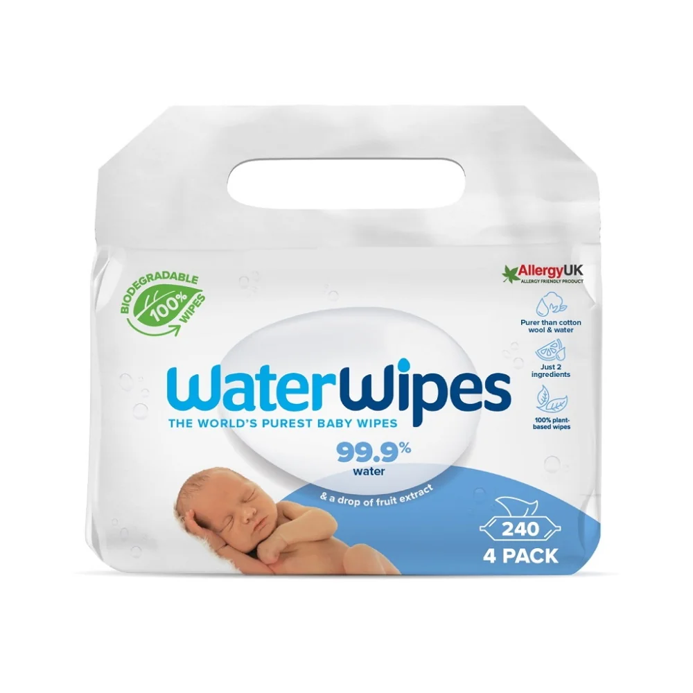 Water Wipes 100% BIO odbouratelné ubrousky 4x60 ks