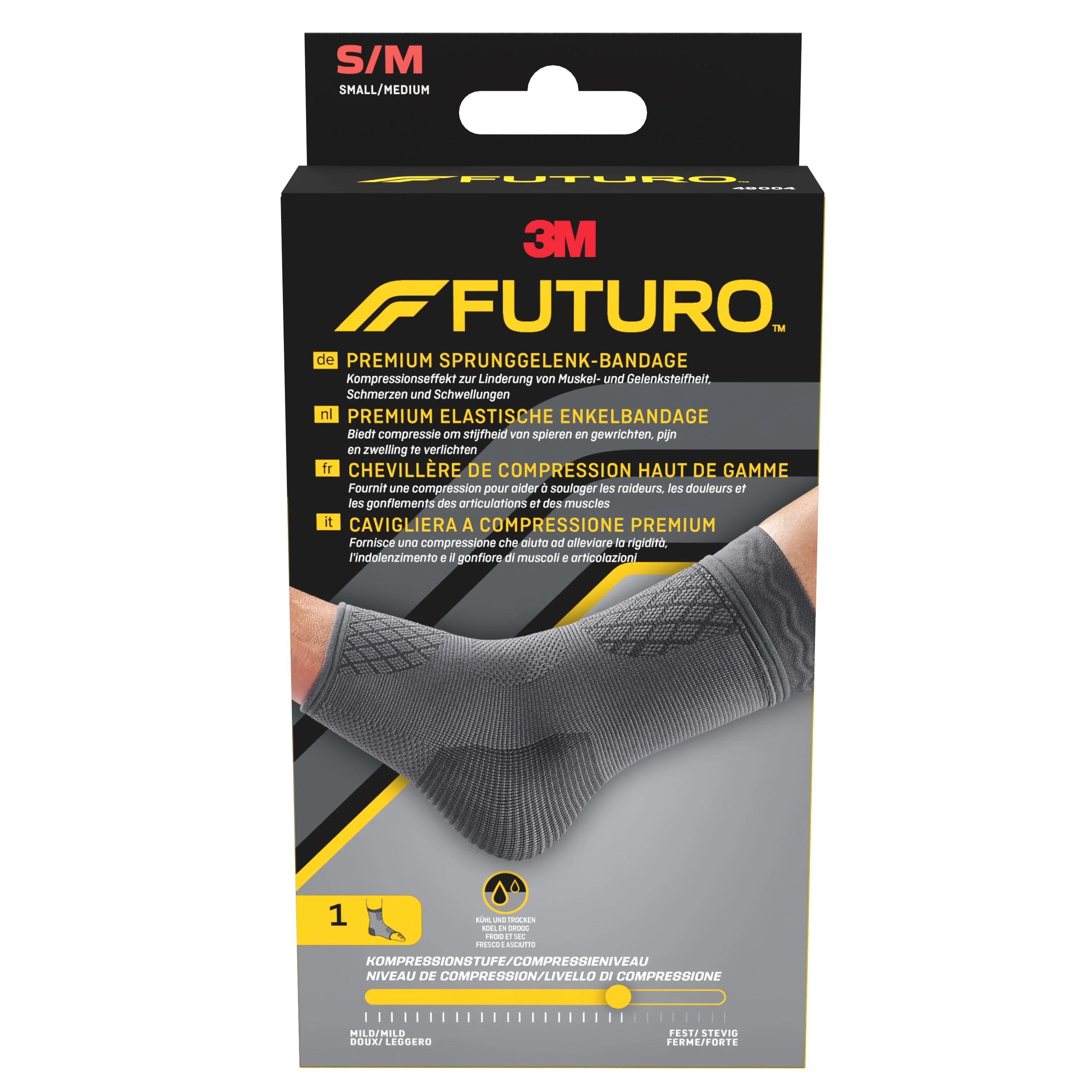 3M FUTURO™ Prémiová kompresní bandáž na kotník vel. S/M