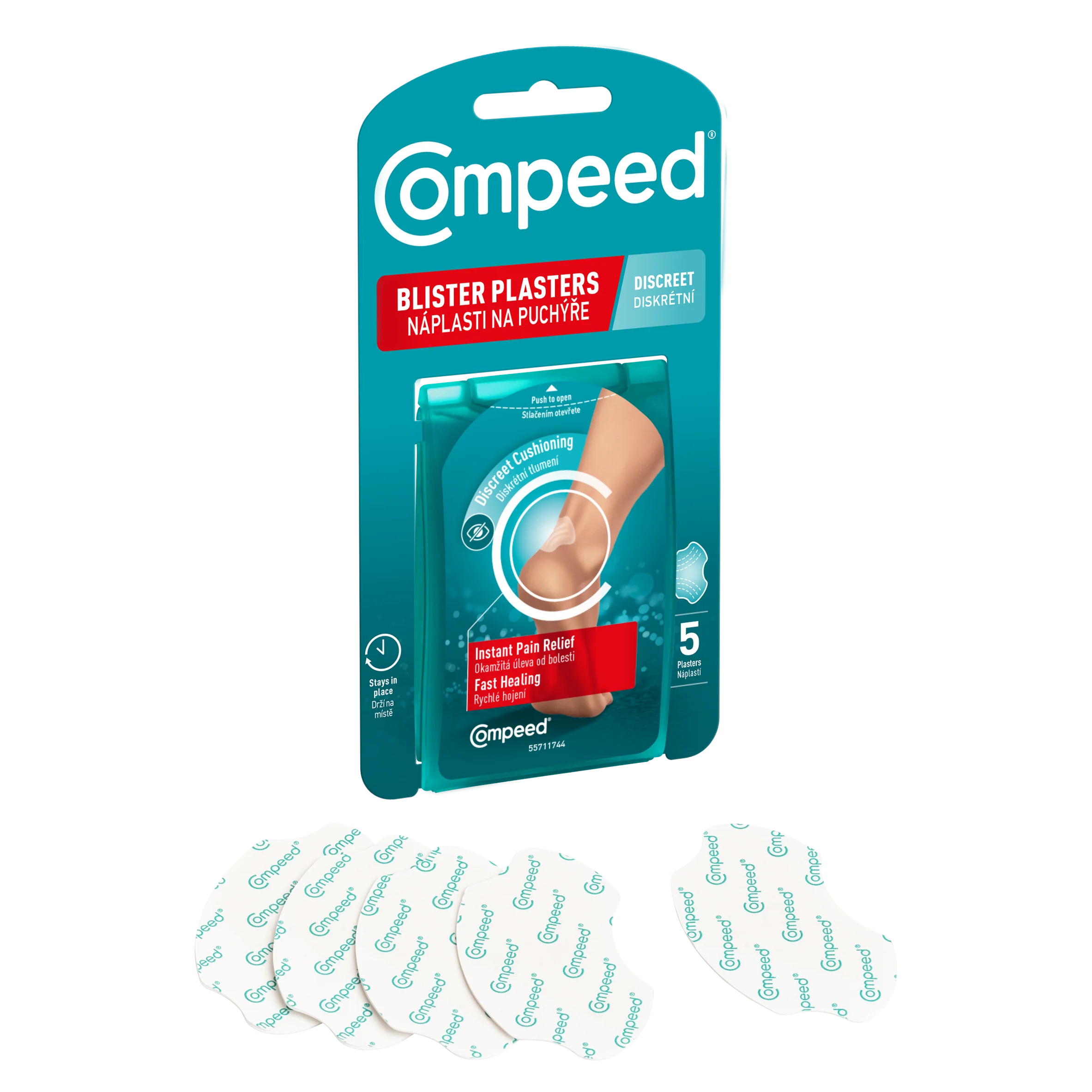 Compeed Náplasti na puchýře diskrétní 5 ks