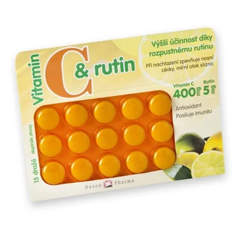 ROSEN C+rutin 400 mg drg.15