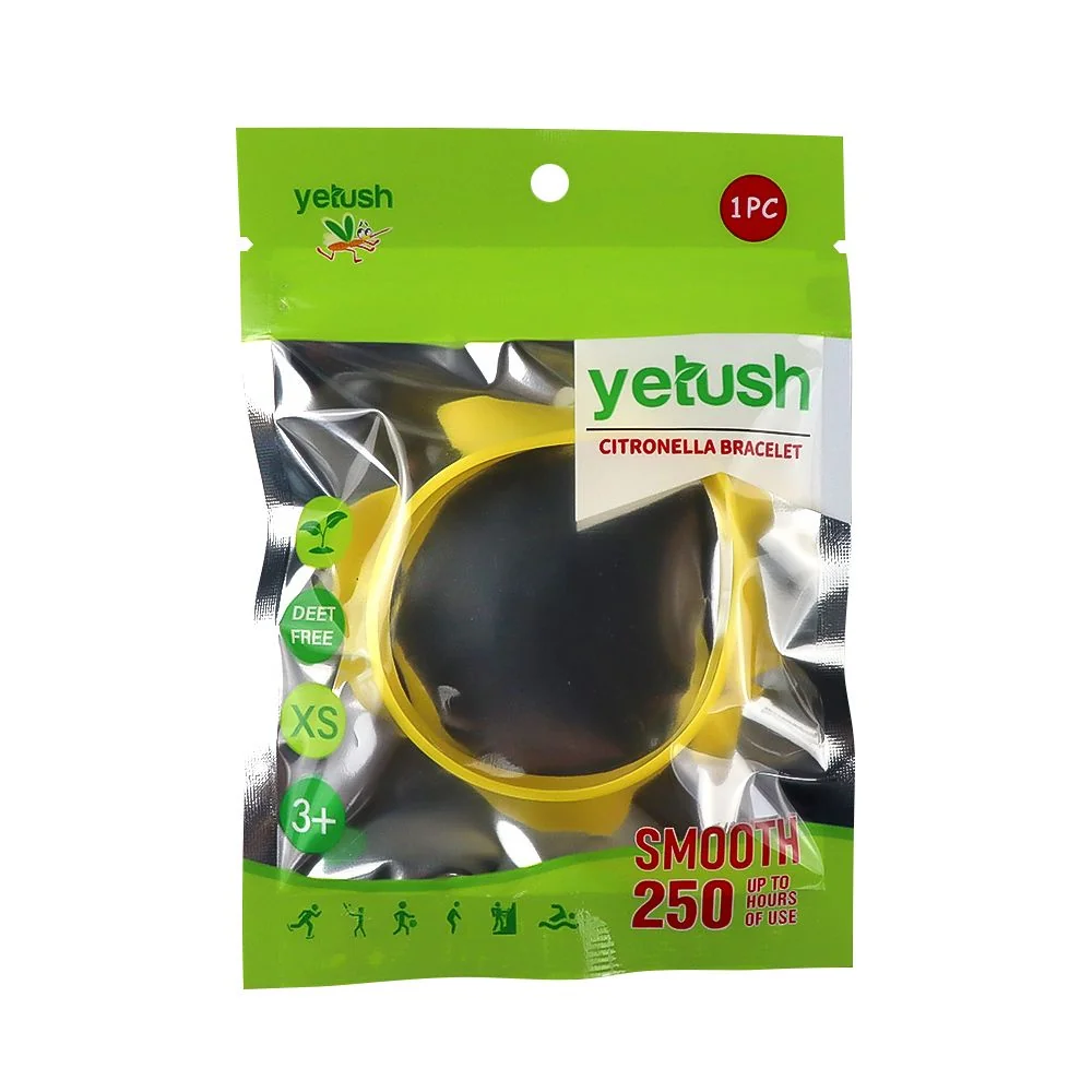 Yetush Smooth Citronella XS náramek s citronelou 1 ks žlutý