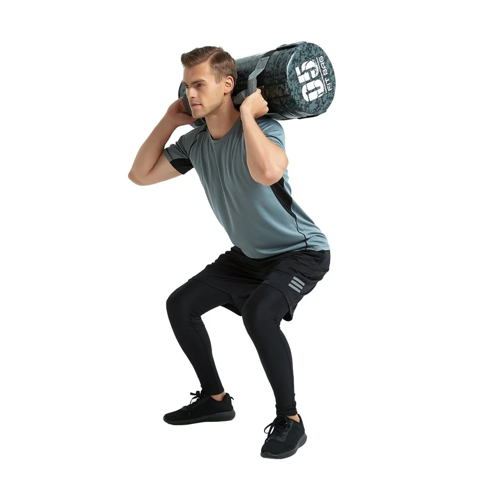 inSPORTline Posilovací vak s úchopy Fitbag Camu 25 kg